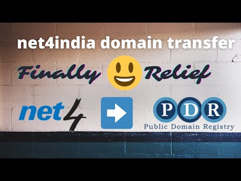 Net4india Domain Transfer | Finally Relief to Domain Owners | Net4india 2 PublicDomainRegistry (PDR)