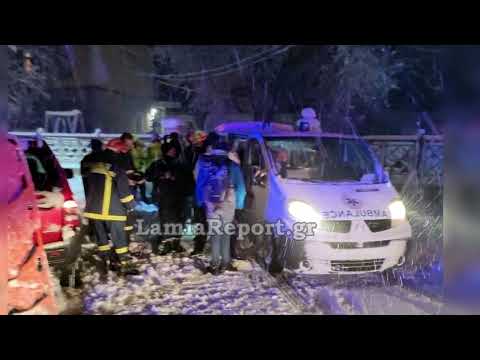LamiaReport.gr: Το τρένο με τους τραυματίες στη Δαύλεια
