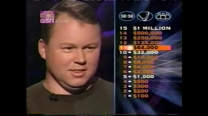 Reece O'Dell on Who Wants to be a Millionaire (FUL...