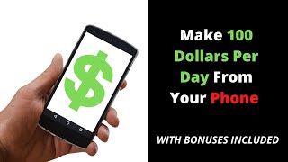 The 100 dollar per day blueprint - make money with your smartphone in
2020