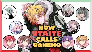 [UTAITE ENG SUB] How Utaite Call 96neko | USSS, Eve, Soraru, Mafumafu, nqrse, Luz