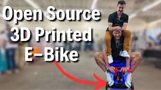 The Worlds First 3D Printed Foldable E Bike!