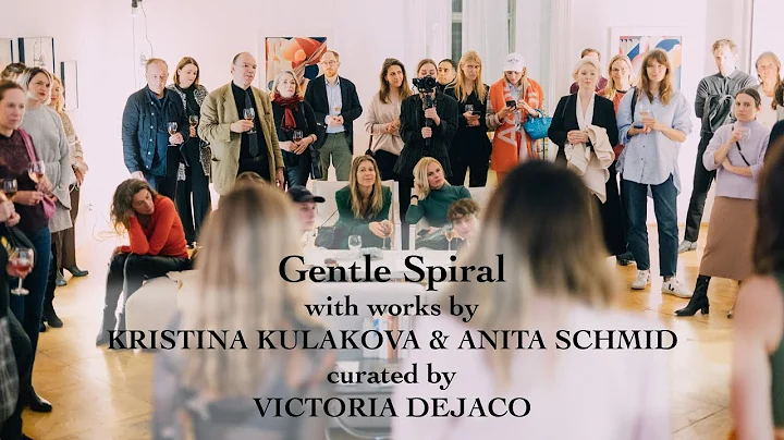 Exhibition opening "Gentle spiral" with works by K...