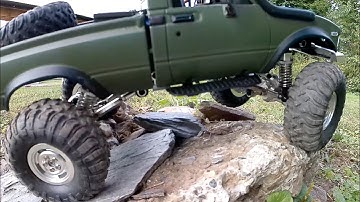 WPL C24 Green Machine Backyard Test Crawl - Part 1