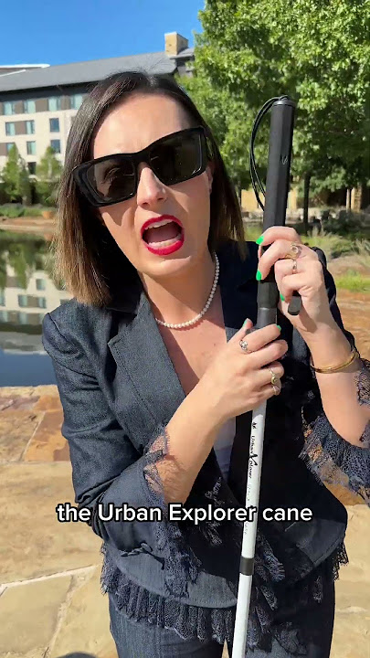 Every blind girl needs this cane!!! 🦯