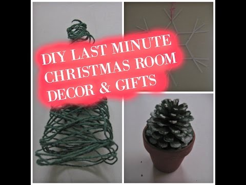 DIY Last Minute Christmas Room Decor & Gifts! Cute & Easy! | Parapuliex Kitten