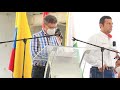 Intervención gobernador (e) de Antioquia, Luis Fernando Suárez en inauguración WTP - Mina Buriticá