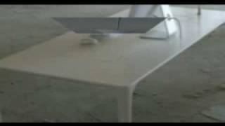 "itable"  first "apple" table by amosdesign in solid surface
