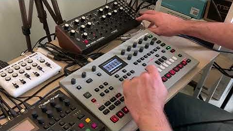 Tempo Syncing Moog DFAM with Elektron Analog Four MKII.. Finally!