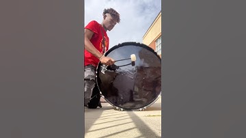 DONT THEY SOUND THE SAME? 🤔🥁 #shorts #drummer #drums #drumming #drumline #bassdrum #percussion