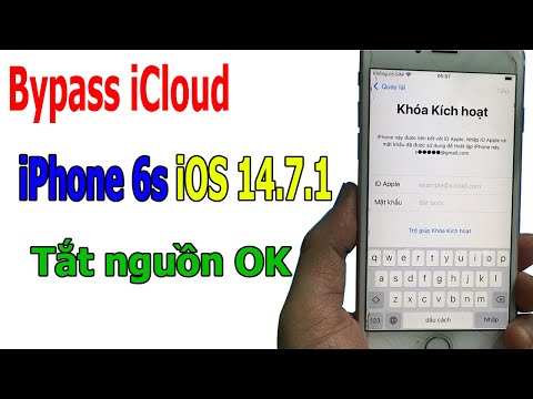 Bypass iCloud iPhone 6s iOS 14.7.1 bị Khóa kích hoạt, tắt nguồn OK