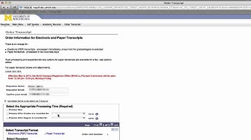 How To Find/View Your Unofficial Transcript