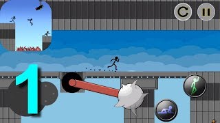 Stickman Parkour Ultimate Walkthrough Part 1 / Android Gameplay HD screenshot 5