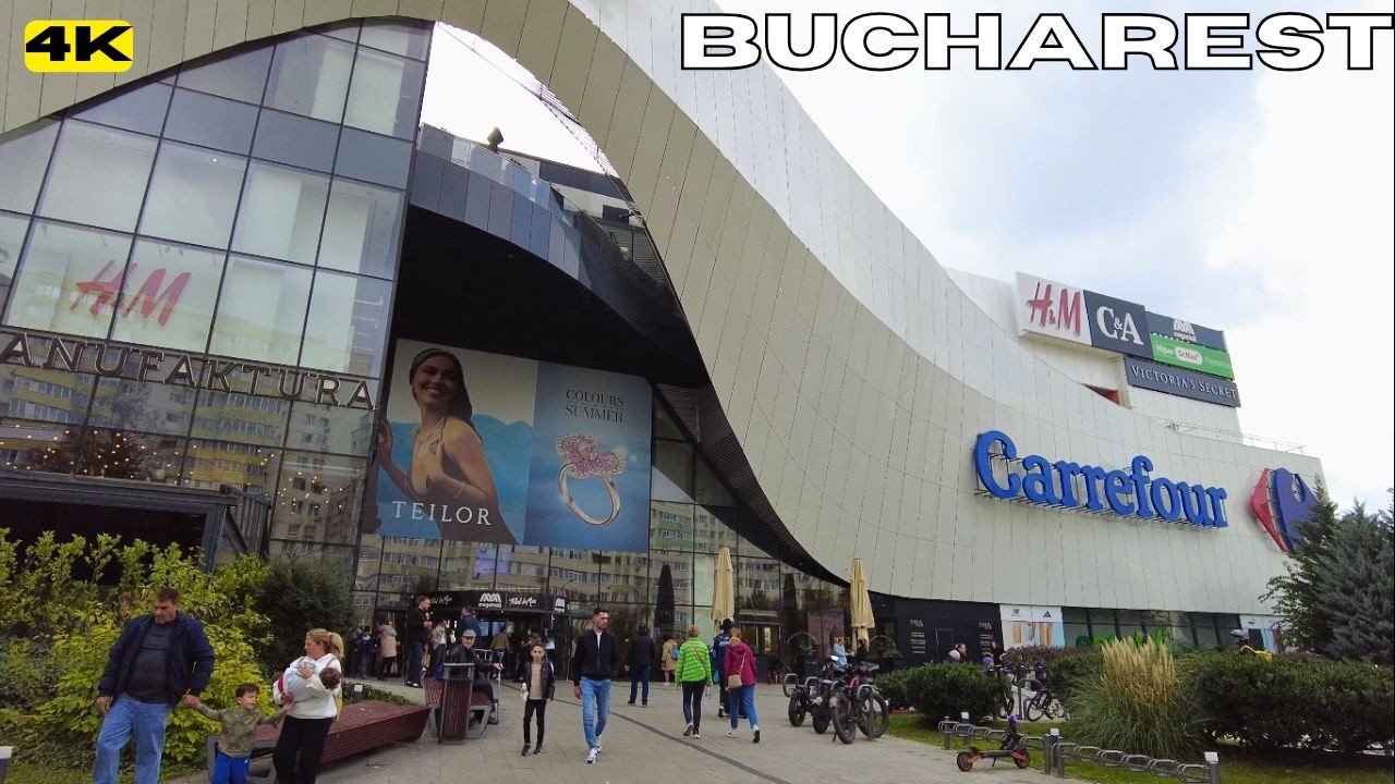 BUCHAREST MEGA MALL Shopping Centre Cinema & Entertainment BUCURESTI ROMANIA Pantelimon 4K