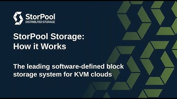 StorPool Storage: How It Works