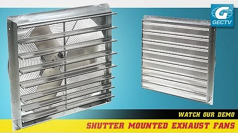 Exhaust Fan With Shutter