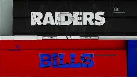 NFL on CBS intro 2017 OAK@BUF