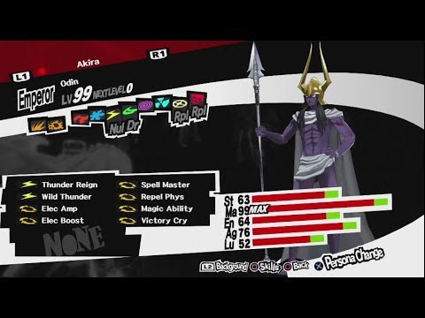 Persona 5 Royal: 10 Recipes You Can Use To Fuse Odin