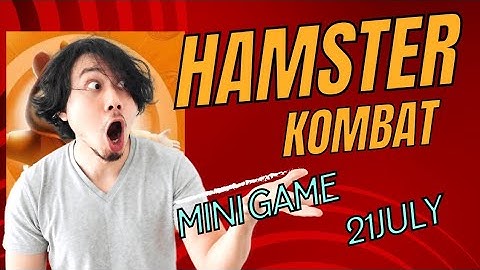 Hamster Kombat mini game July 21