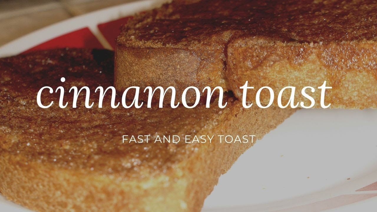 How to make easy cinnamon toast in air fryer? YouTube