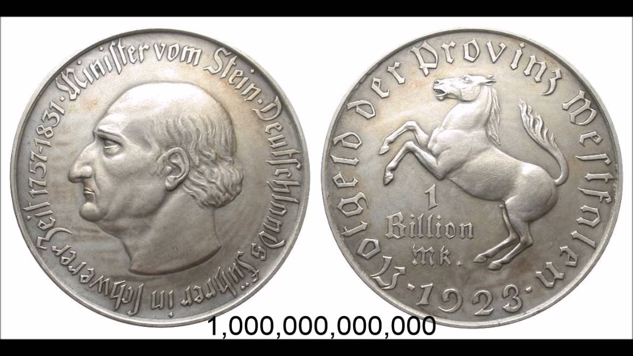 ハイパーインフレーション - 1923年 - ドイツの例 - YouTube