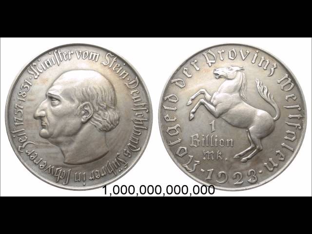ハイパーインフレーション - 1923年 - ドイツの例 - YouTube