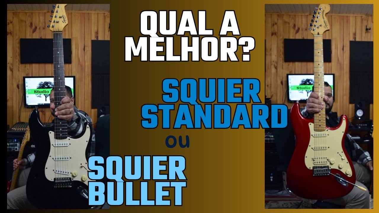 Demonstrando e Comparando Squier Bullet e Squier Standard