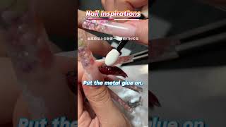 A piece of red nail art in the shape of dragon claws❤️#nailart  #art ##nail  #popular