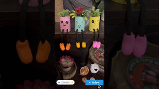 Diy Emoji Planters #cardboardcraft #diy #shorts #ytshorts #viralshort #trending