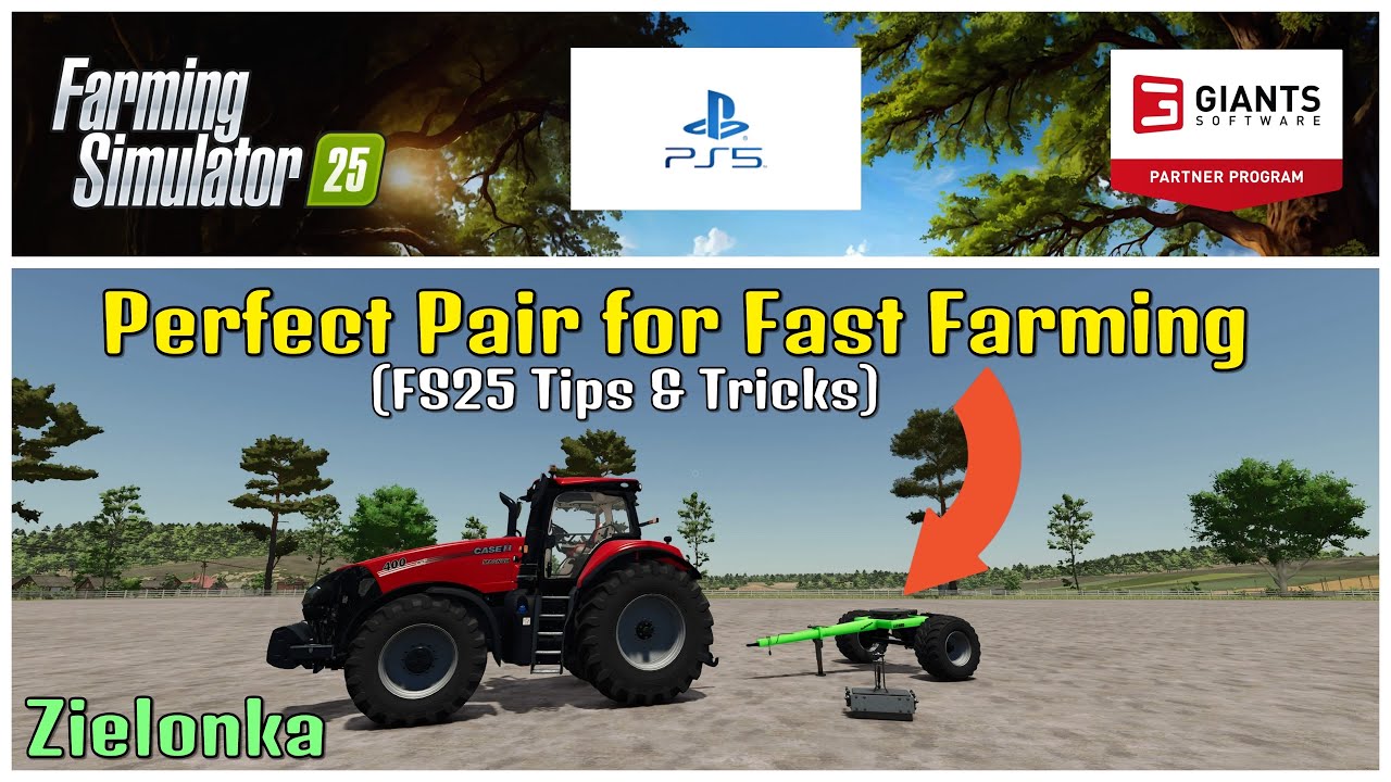 Perfect Pair for Fast Farming / FS25 Tips & Tricks / PS5 / RustyMoney