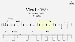 Rockschool Grade 3 Ukulele | Viva La Vida - Coldplay | Practice Video