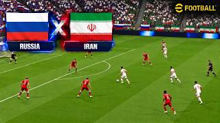 RUSSIA X IRAN | FRIENDLY INTERNATIONAL | EFOOTBALL PES 2021 SIMULATION screenshot 1