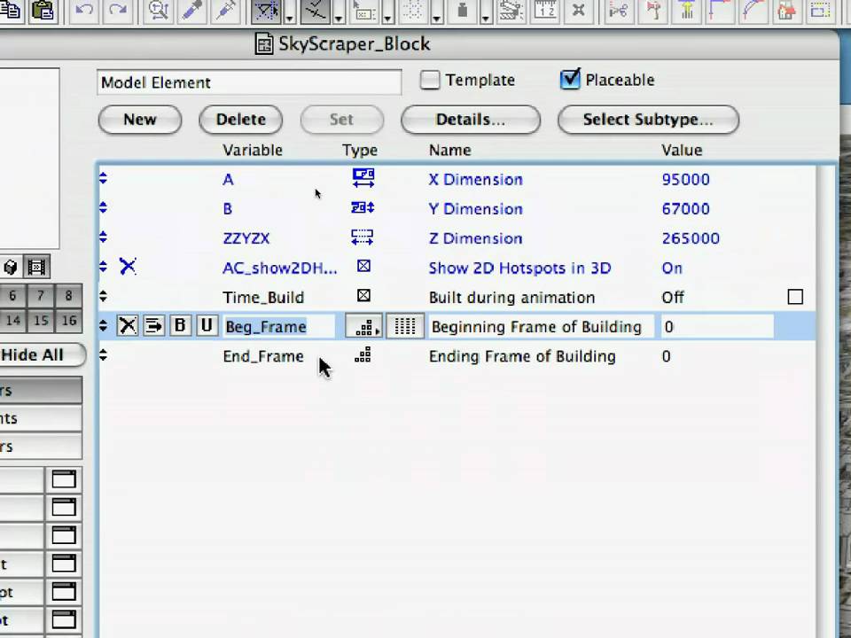object java ArchiCAD Building Object Creation ITG 10-2-03