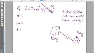 Using Newton's Formula for Gravity (two body problem)