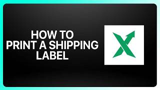 How To Print A Stockx Shipping Label ! Tutorial
