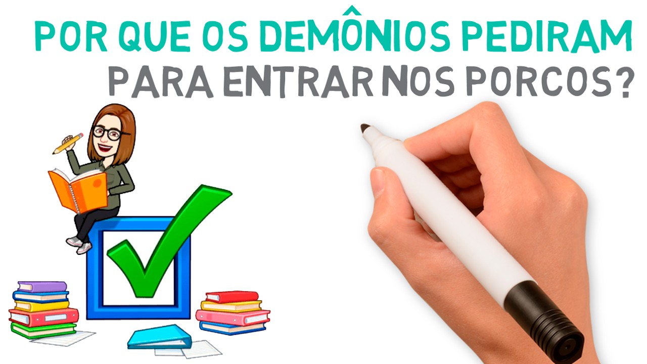 Por que os demônios pedem para entrar nos porcos # 274 #estudobiblico #crescimentoespiritual