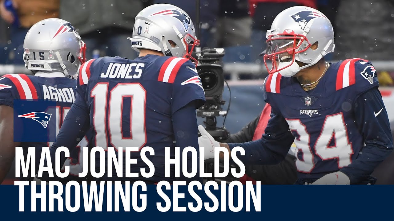 Mac Jones' offseason throwing session with Patriots receivers "should lead to improvement" this year