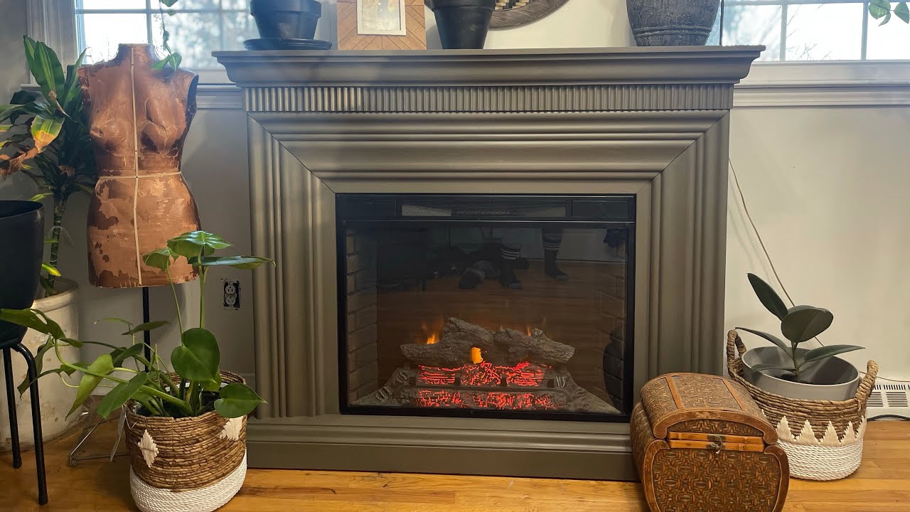 Easy DIY Fireplace Flip! Painted Makeover Success using Melange One