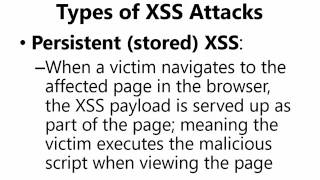 Secure Code - Day06 -Presentation01  - Cross-Site Scripting