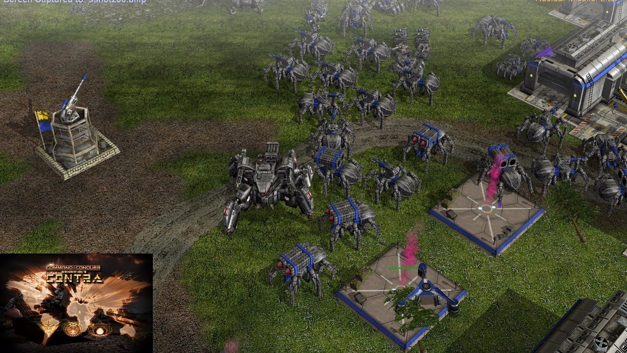 Contra Mod 009 Final / Zero Hour - USA Robot General Hard AI - Spider Mech Army