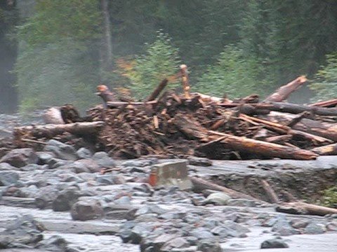 "Your road on drugs...." - Debris flow at Mount Ra...