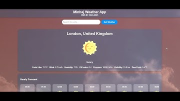Weather App with Python Flask by Minhaj  Part 2