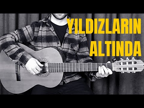 Gitar Dersi - YILDIZLARIN ALTINDA  Akor, Ritim Nasıl Çalınır? Kolay Çalınan Şarkılar - Baresiz Akor