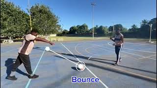 Instructional Video on Chest Pass and Bounce Pass in Netball