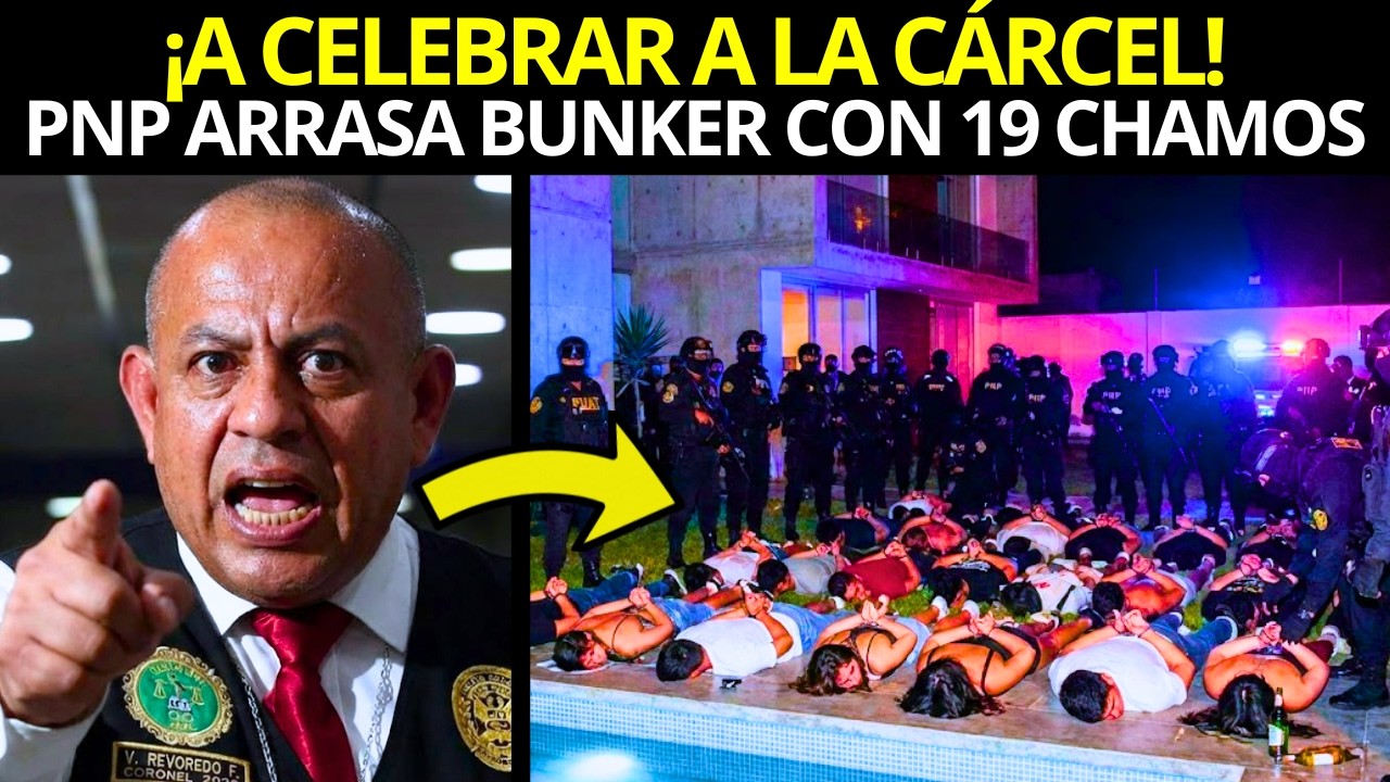 🚨¡¡PNP ARRASA BÚNKER DE LUJO EN CIENEGUILLA Y CAPTURA 19 VENEZOLANOS!!