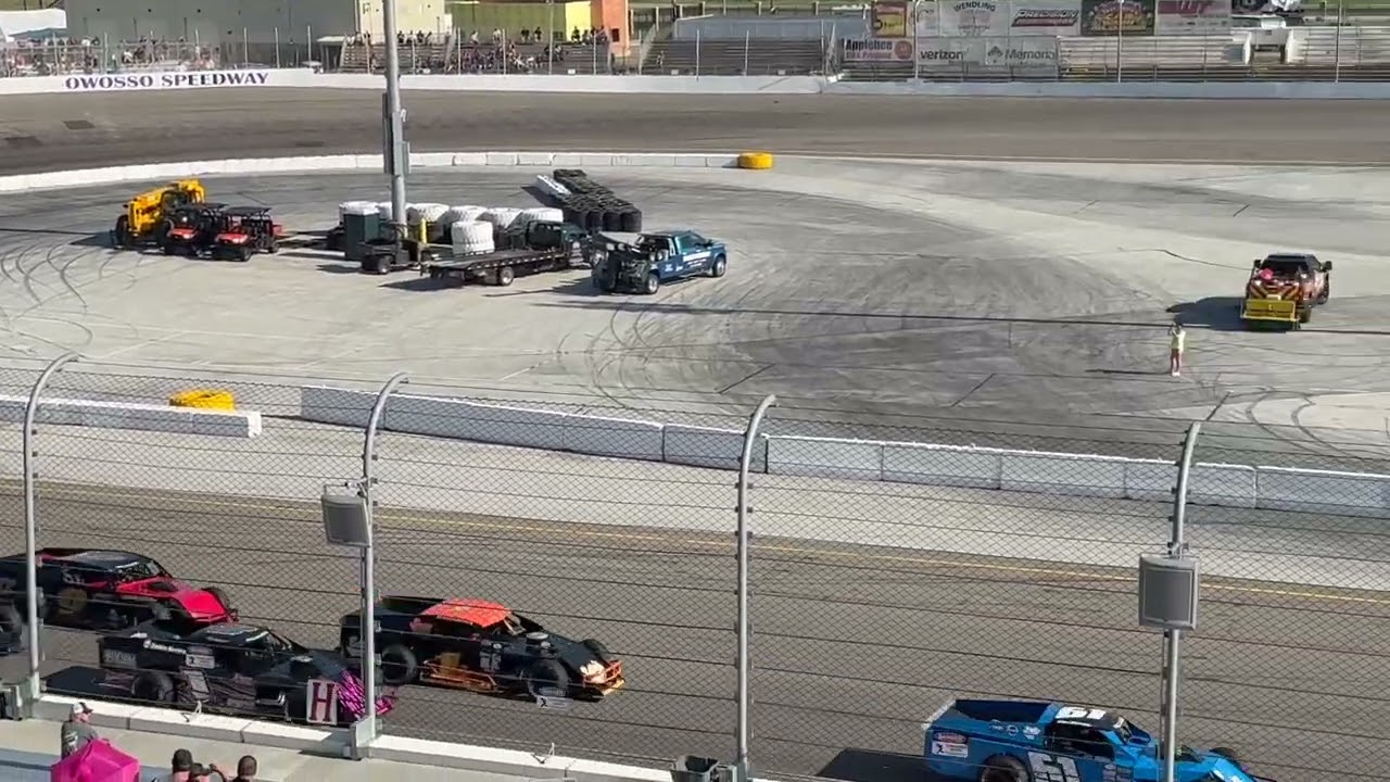 Midwest Modified Tour at Owosso Speedway 7/26/25 (#81 Logan McPherson)