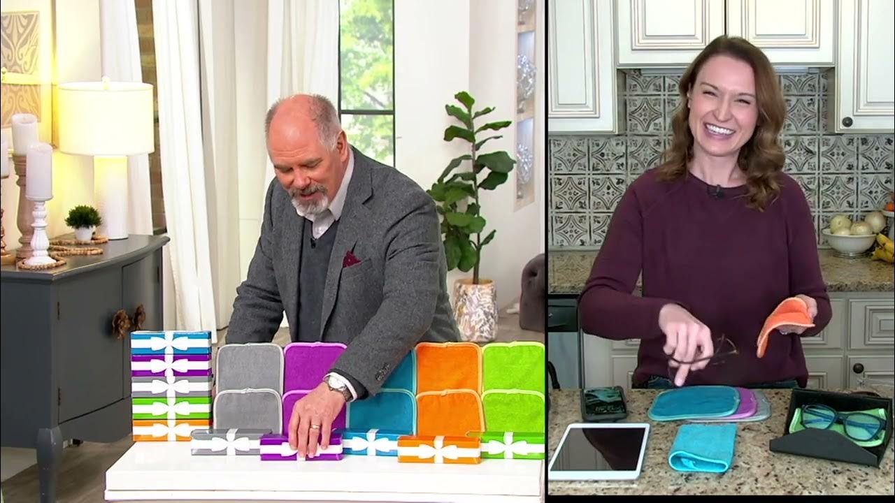 Set of 10 Loopy Towel Microfiber Cleaning Cloths by Campanelli on QVC