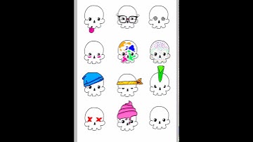 Funny Skull Background (Speed Art)