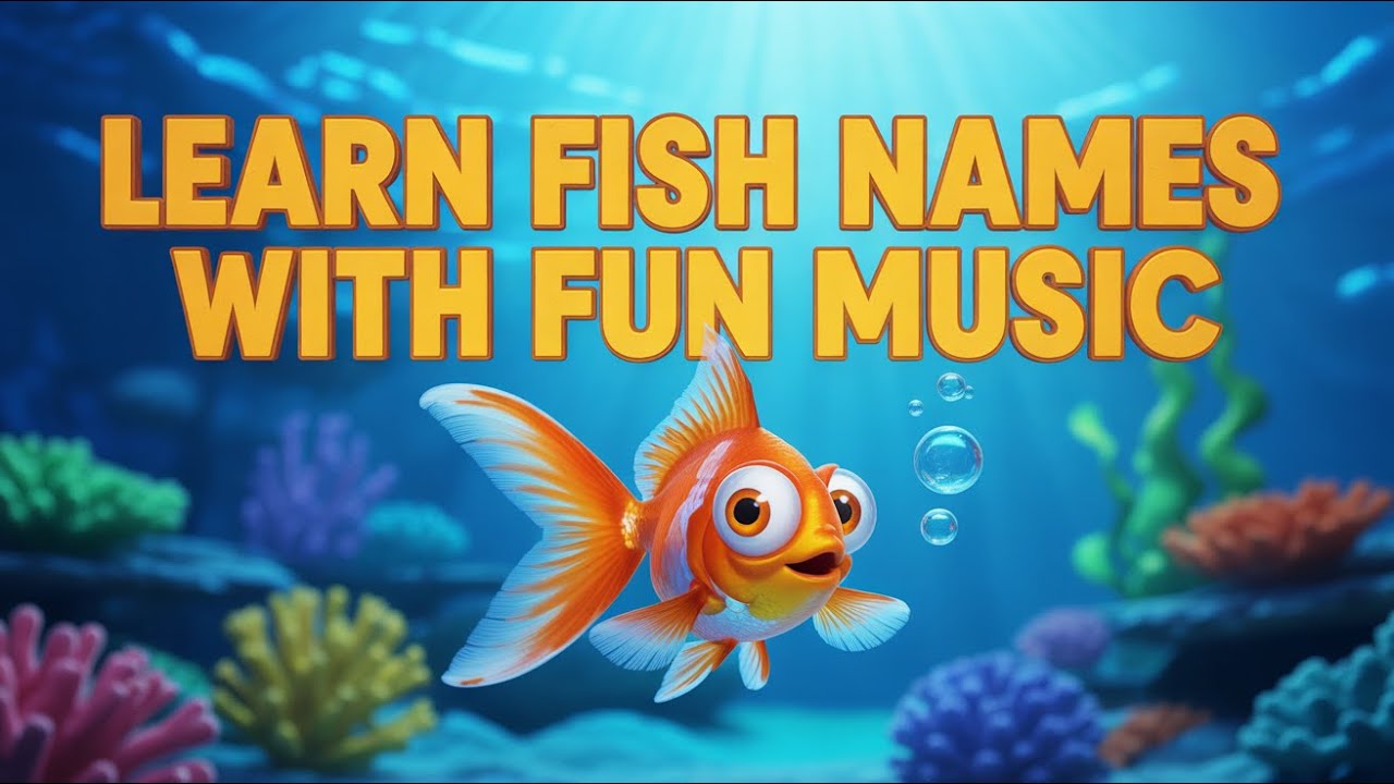 Fun Underwater Song | Kids Music About Little Fish, Ocean Friends, and Learning Fun