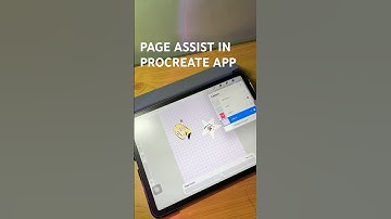 How to use page assist in Procreate App | Turning your iPad into a Sketchbook